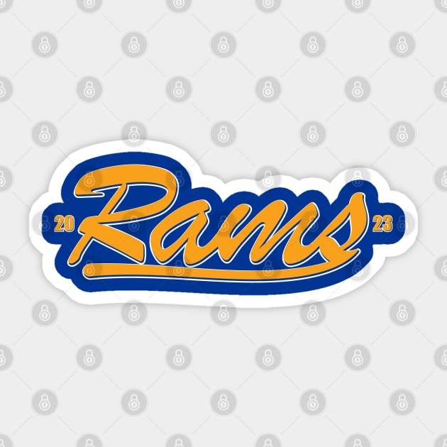 Rams 2023 Sticker by Nagorniak